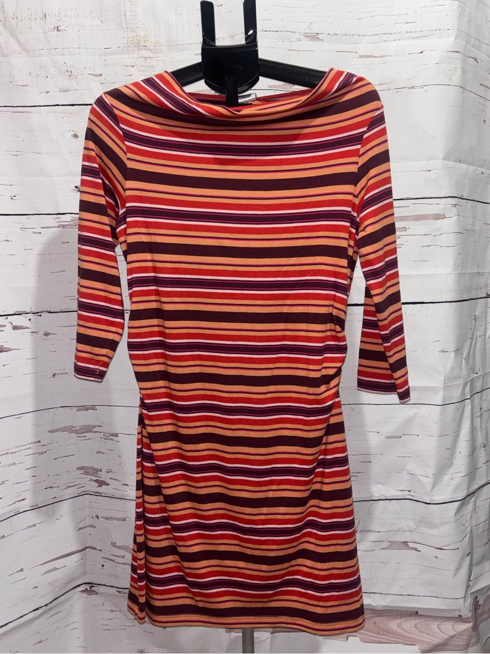 Patagonia Women’s Medium Striped Scoop Neck Shift Dress in Multi-Color NWT - Picture 3 of 8